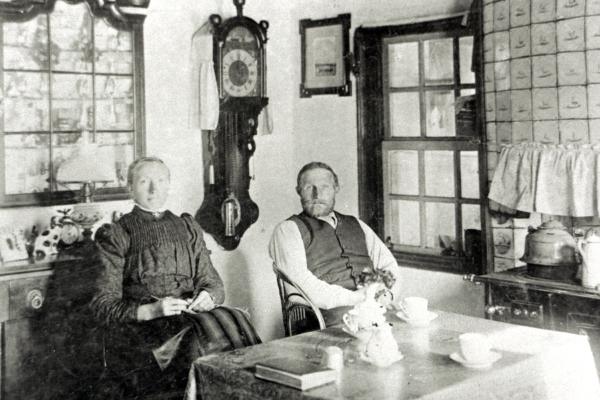 Inhabitants of Baltrum a long time ago